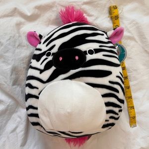 NWT 8” Squishmallows Tracey the Zebra Plush